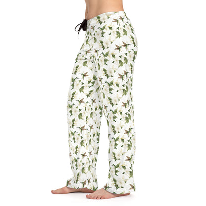 Hummingbird Women's Pajama Pants - Cute Bird Watcher Design