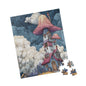 Elf Mushroom House Puzzle, Jigsaw Puzzle for Adults and Kids, Gift for Puzzle Lovers, Family Game Night