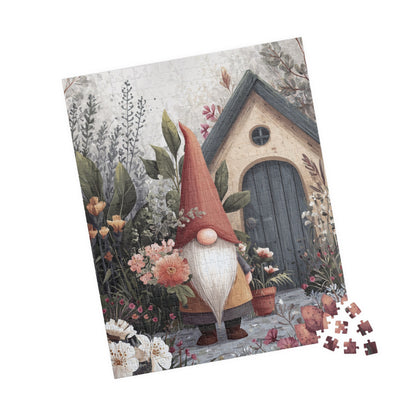 Autumn Gnome Puzzle: 110, 252, 520, 1014-piece, Fun Family Activity, Gift for Garden Lovers, Perfect for Gatherings