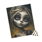 Spooky Art Puzzle, Gothic Jigsaw Puzzle for Adults, Unique Home Decor, Perfect Gift for Halloween, Relaxing Activity