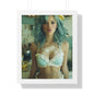 Vertical Poster - Sexy Bikini Babe in the Kitchen Covered in Flour