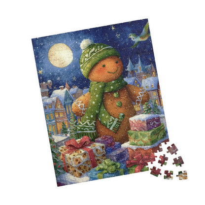 Holiday-Themed Puzzle, Christmas Jigsaw for Family Fun, Winter Decor Gift, Seasonal Activity, Kids & Adults, Festive Home Entertainment