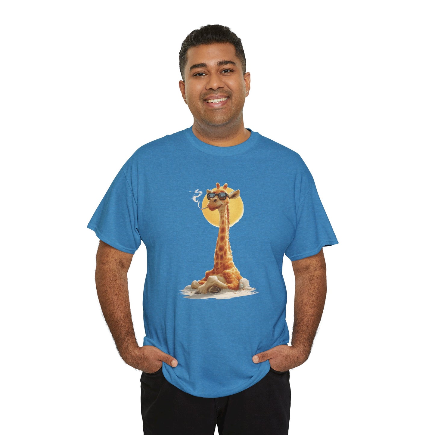 Cool Giraffe Graphic Tee, Unisex Funny Shirt, Casual Summer Top