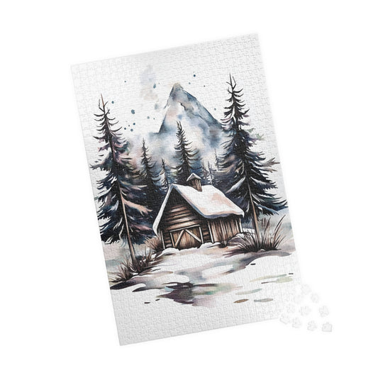 Winter Wonderland Puzzle – Cozy Cabin & Snowy Forest Scene, 110 to 1014 Pieces, Perfect for Family Game Night, Gift for Nature Lovers, [...]