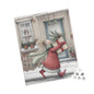 Holiday Puzzle with Cheerful Gift Delivery Scene, Family Activity, Cozy Winter Nights, Festive Home Decor, 110-1014 Pieces