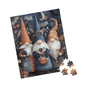 Gnome-Themed Puzzle, Cozy Family Game, Autumn Craft, Halloween Décor, Gift for Puzzle Lovers, 110-1014 Pieces