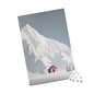 Cozy Winter Puzzle: Scenic Mountain Cabin, Family Fun, Gift for Puzzle Lovers, Holiday Activity, Home Décor