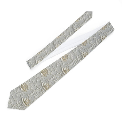 Elegant Floral Necktie, Stylish Tie for Men, Wedding Accessory, Father's Day Gift, Formal Wear, Anniversary Celebration
