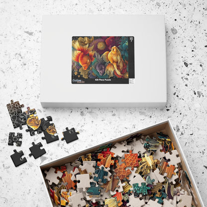 Vibrant Goldfish Puzzle | 110, 252, 520, 1014 Piece Jigsaw Puzzle