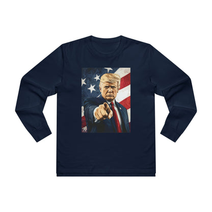 Tee Shirt - Donald Trump Uncle Sam Poster Print Men's Longsleeve