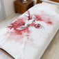 Cozy Deer Print Blanket for Warmth and Style, Christmas Gift, Home Decor, Holiday Throw, Indoor Comfort
