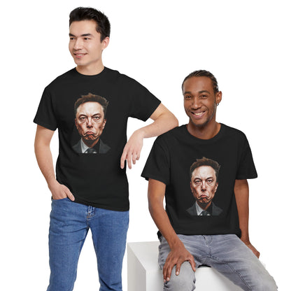 Funny Elon Musk Smirk Unisex Tee Shirt
