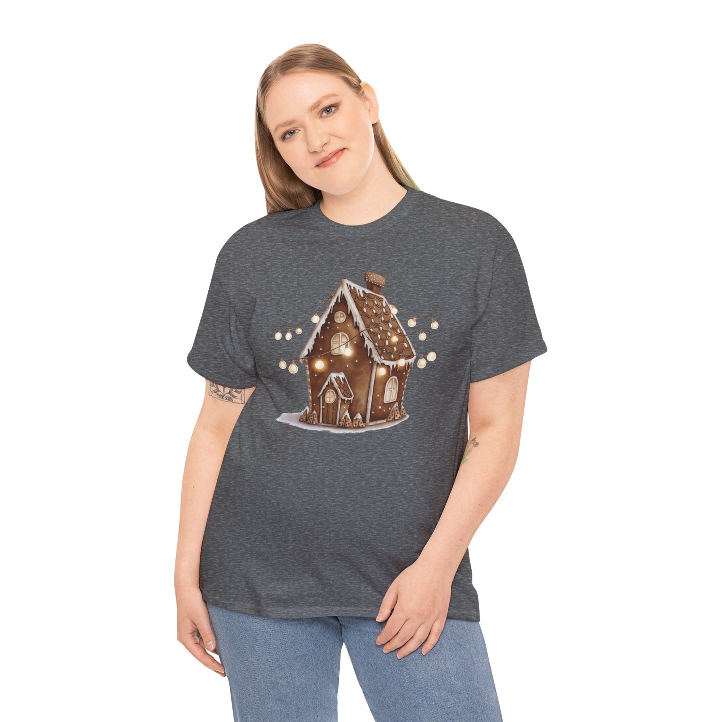 Festive Gingerbread House Tee | Unisex Heavy Cotton T-Shirt, Cozy Holiday Apparel, Christmas Gift, Winter Wonderland Clothing, Cute [...]