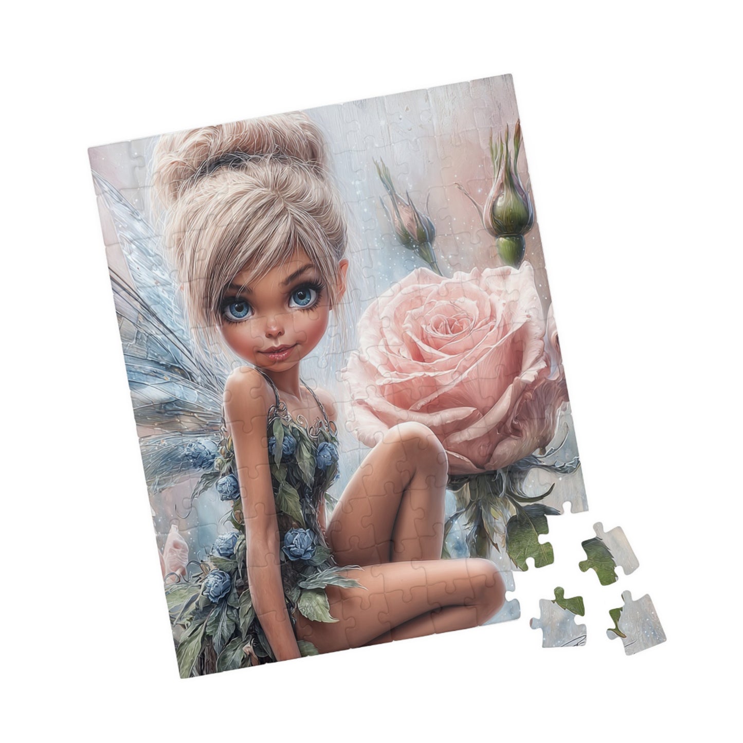 Puzzle - Cute Fairy and Rose