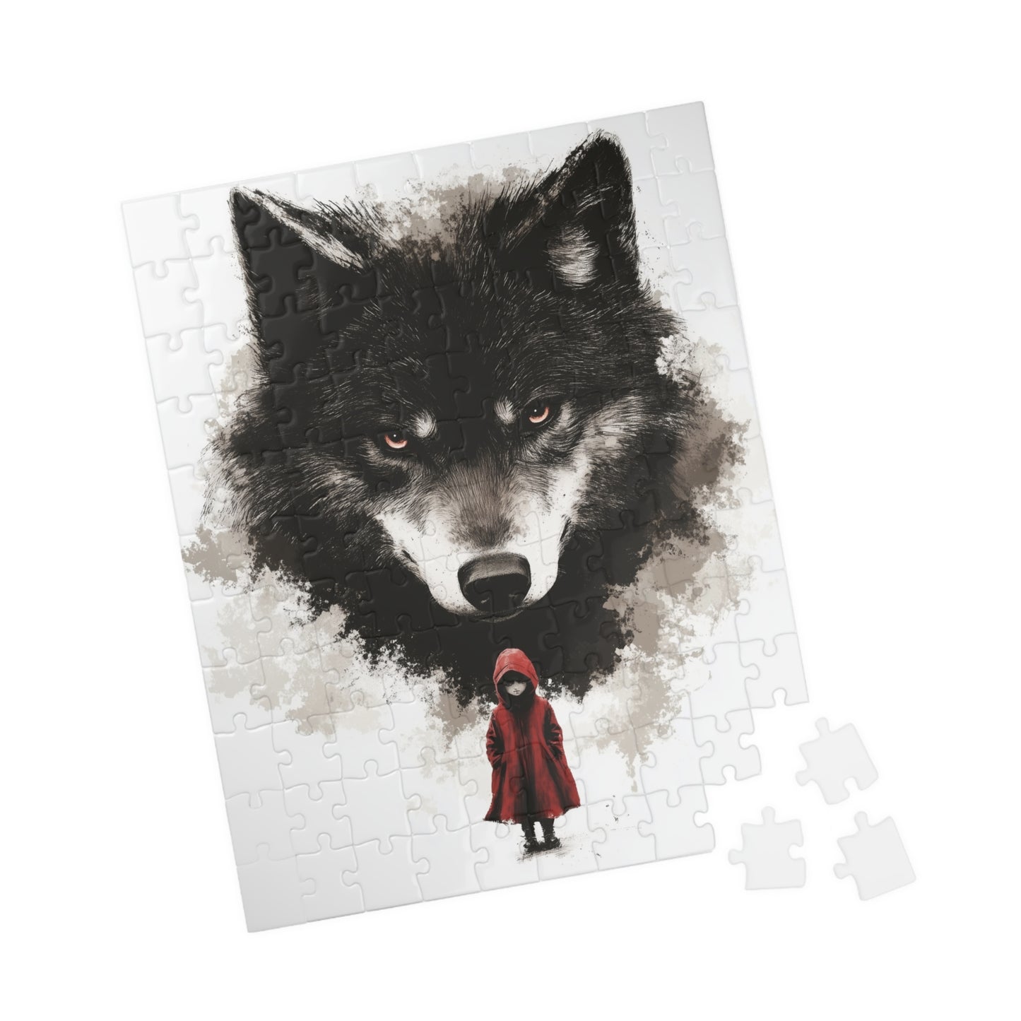 Mystical Wolf Puzzle | 110, 252, 520, 1014-piece, Dreamy Art, Gift for Animal Lovers, Family Fun, Home Decor, Game Night