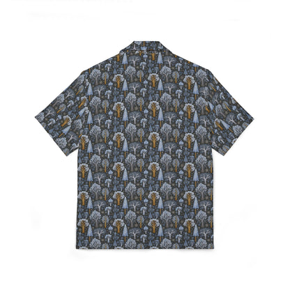 Men's Hawaiian Camp Shirt, Tropical Vibes, Casual Summer Wear, Beach Getaway, Vacation Essential, Gift for Him