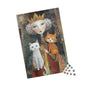 Puzzle Artistic Queen and Cats