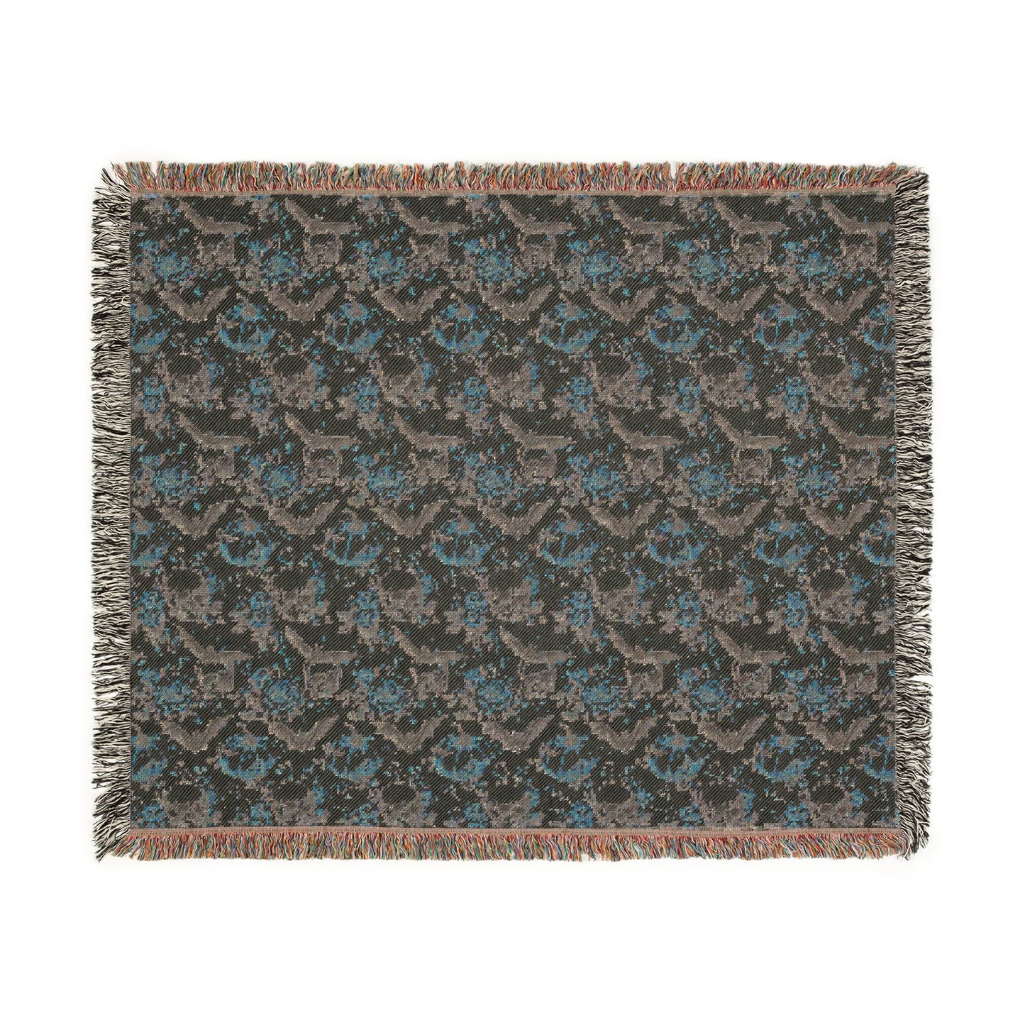 Cozy Woven Blanket - Halloween Skulls Bohemian Throw for Home Decor, Gift for Weddings, Birthdays