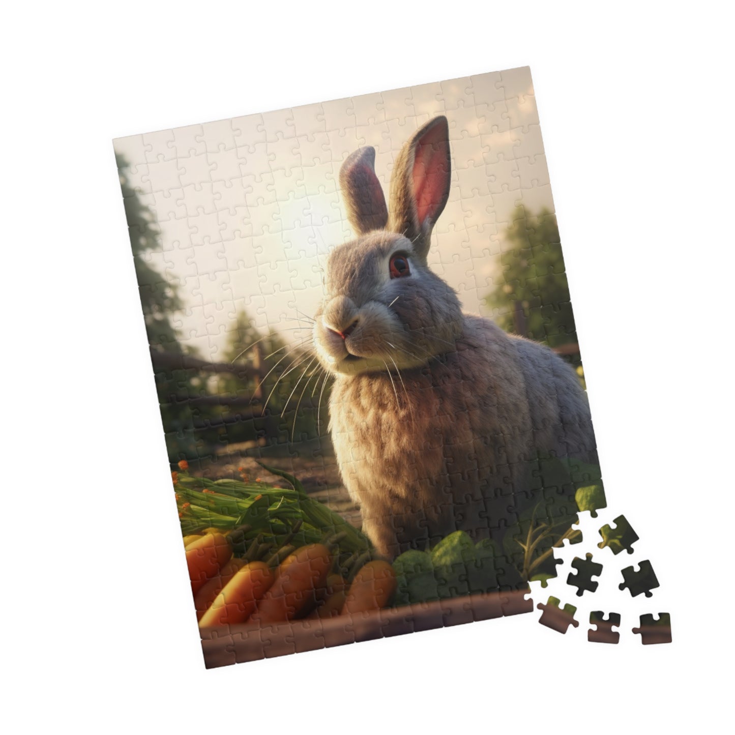 In the Garden | Rabbit Puzzle for Adults and Kids, Family Game Night, Gift for Nature Lovers, Fun Challenge, 110-1014 Pieces