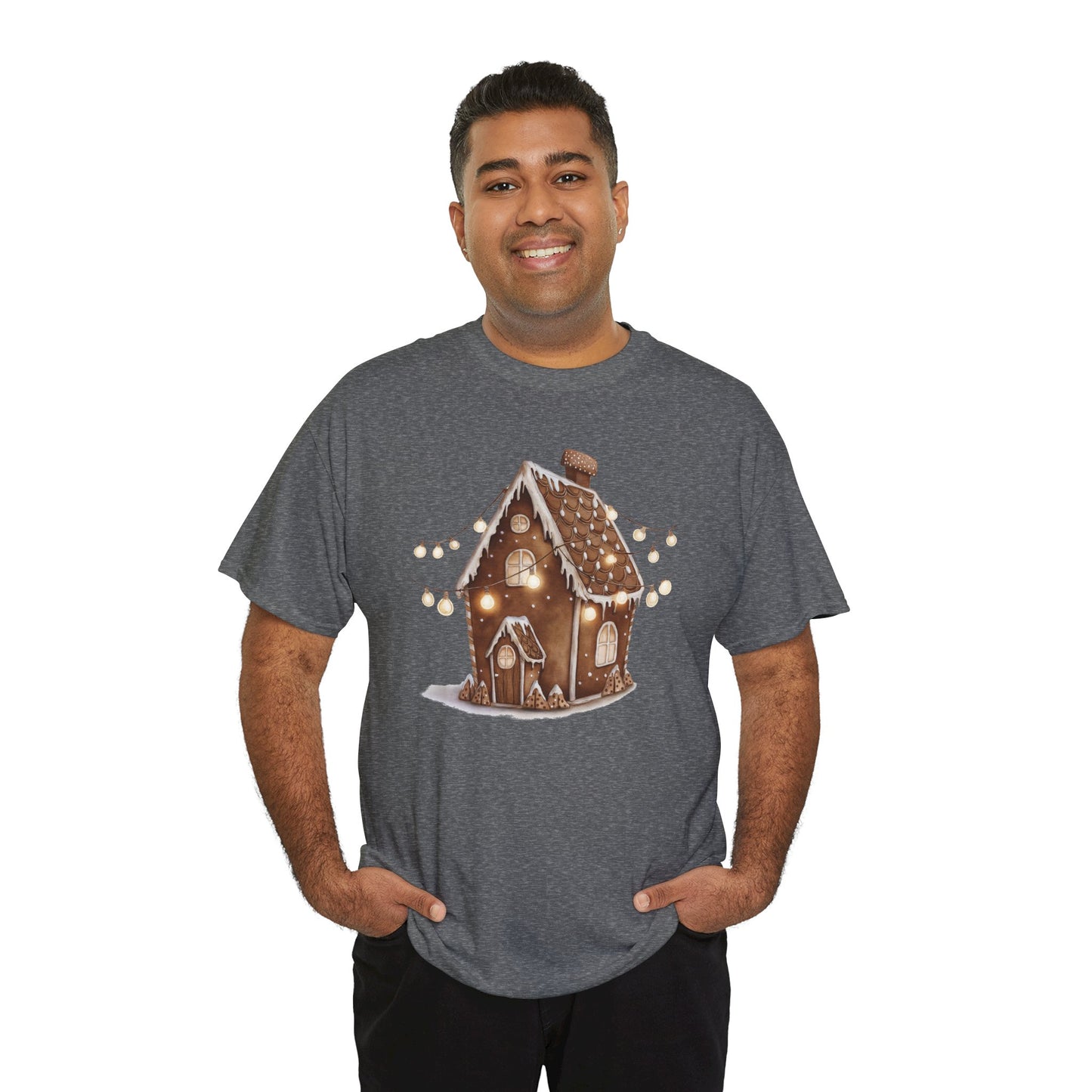 Festive Gingerbread House Tee | Unisex Heavy Cotton T-Shirt, Cozy Holiday Apparel, Christmas Gift, Winter Wonderland Clothing, Cute [...]