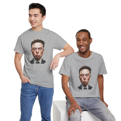 Funny Elon Musk Smirk Unisex Tee Shirt