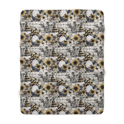 Cozy Floral Sherpa Fleece Blanket, Perfect for Home Decor, Gift for Her, Warm Throw for Winter Nights, Floral Pattern Blanket, [...]