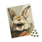 Cheerful Bunny Puzzle - Perfect Family Activity, Gift for Animal Lovers, Fun Home Decor, Kids' Activity, Spring Holiday Treat
