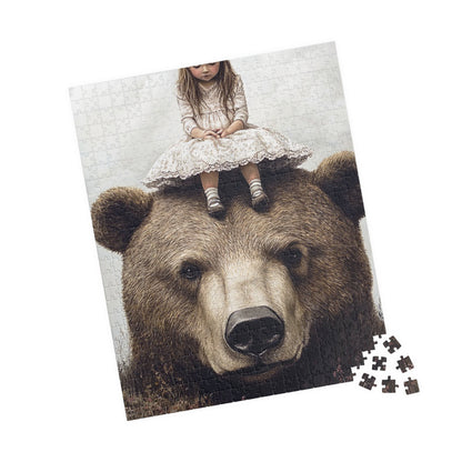 Bear & Girl Puzzle Adventure | 110, 252, 520, 1014-piece | Ideal Gift for Kids, Family Fun, Quiet Time
