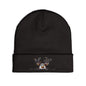 Beanie Hat - Peeking Rudolf with Christmas Lights Embroidered