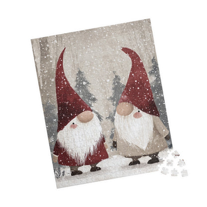 Winter Gnome Puzzle | Cute Holiday 110 to 1014-Piece Puzzle | Christmas Family Game, Cozy Home Decor, Gift Idea