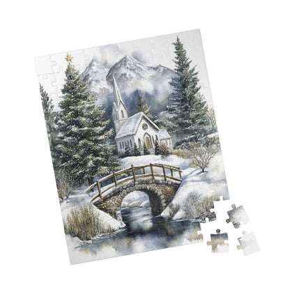 Winter Wonderland Puzzle - Cozy Holiday Nostalgia, Family Fun, Perfect Gift, 110-1014 Pieces, Seasonal Decor