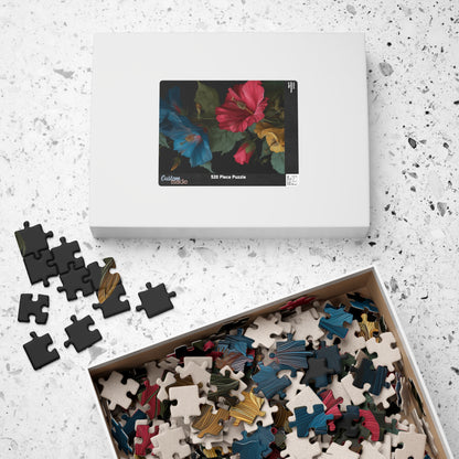 Floral Puzzle Collection: 110, 252, 520, 1014-piece, Art Therapy, Home Decor, Gift Idea, Family Fun, Relaxation, Puzzle Enthusiast