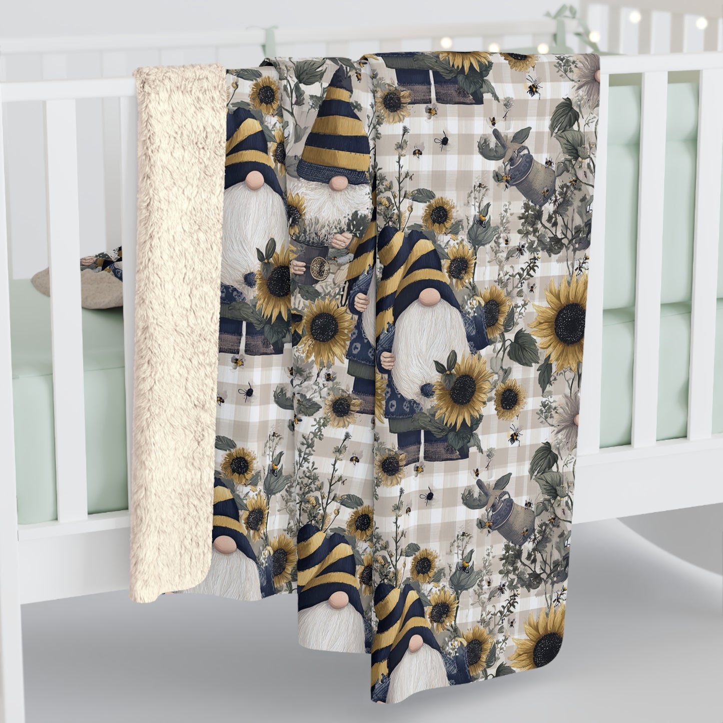 Cozy Floral Sherpa Fleece Blanket, Perfect for Home Decor, Gift for Her, Warm Throw for Winter Nights, Floral Pattern Blanket, [...]