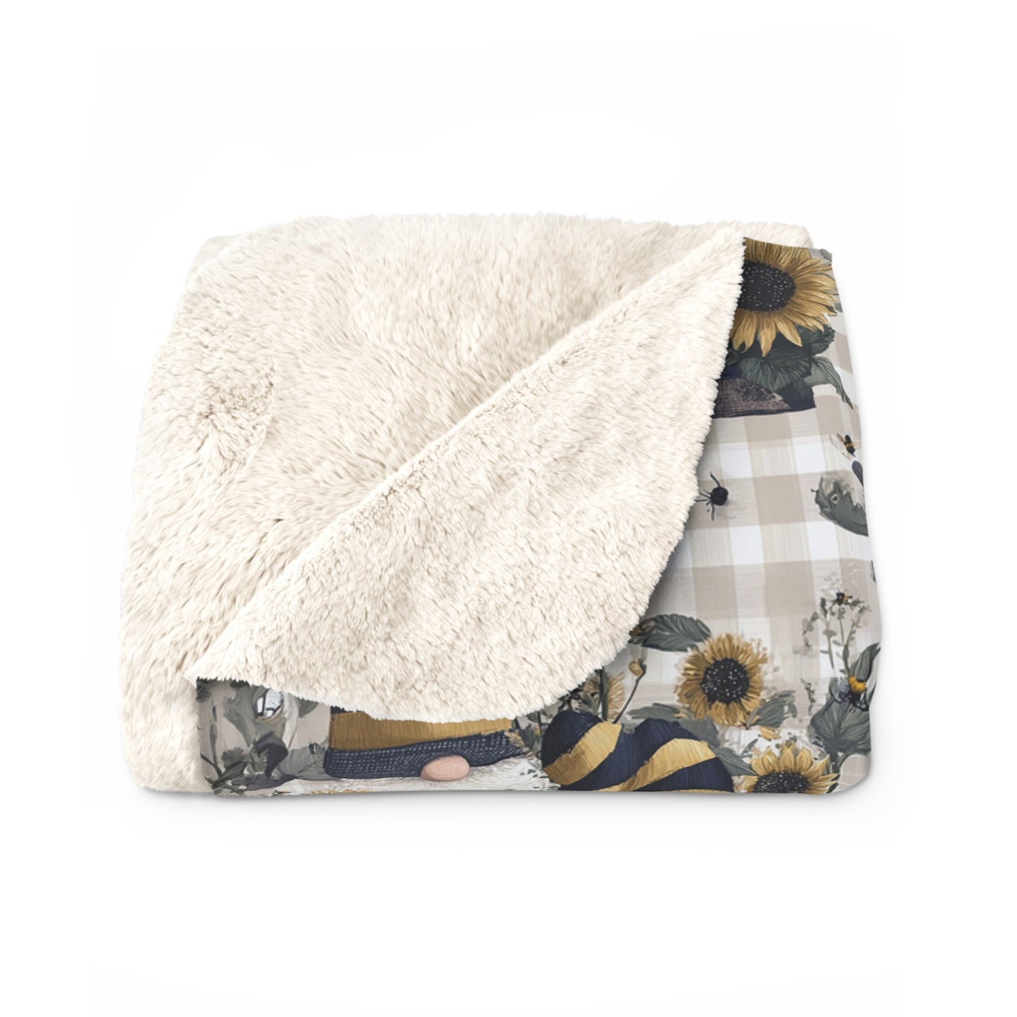 Cozy Floral Sherpa Fleece Blanket, Perfect for Home Decor, Gift for Her, Warm Throw for Winter Nights, Floral Pattern Blanket, [...]