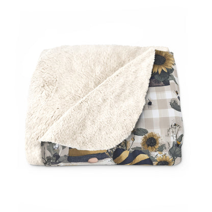Cozy Floral Sherpa Fleece Blanket, Perfect for Home Decor, Gift for Her, Warm Throw for Winter Nights, Floral Pattern Blanket, [...]