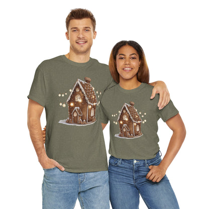 Festive Gingerbread House Tee | Unisex Heavy Cotton T-Shirt, Cozy Holiday Apparel, Christmas Gift, Winter Wonderland Clothing, Cute [...]