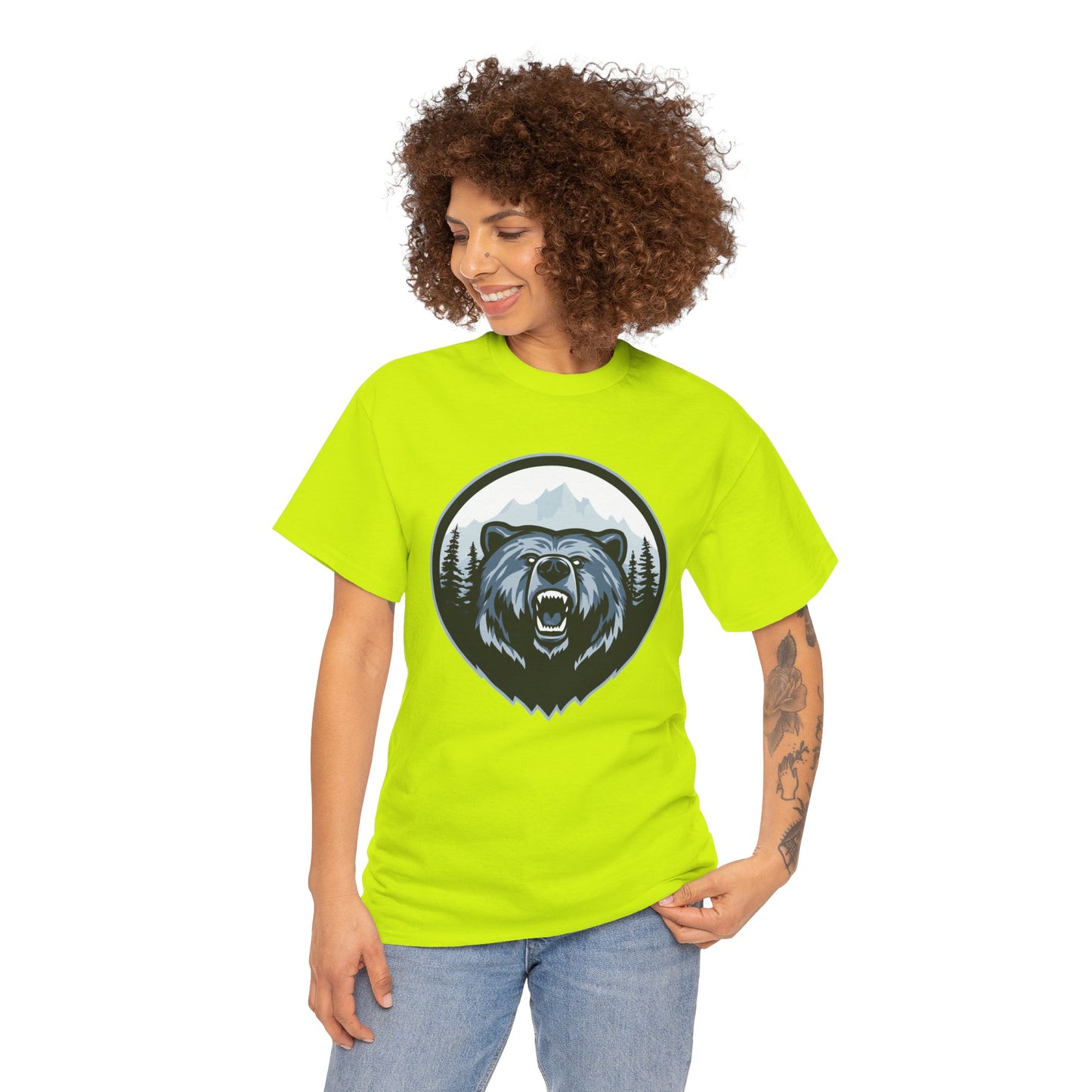 Majestic Bear Graphic Tee | Unisex Heavy Cotton Shirt, Animal Lover Gift, Outdoor Adventure Wear, Nature Lover Apparel, Birthday Gift, [...]