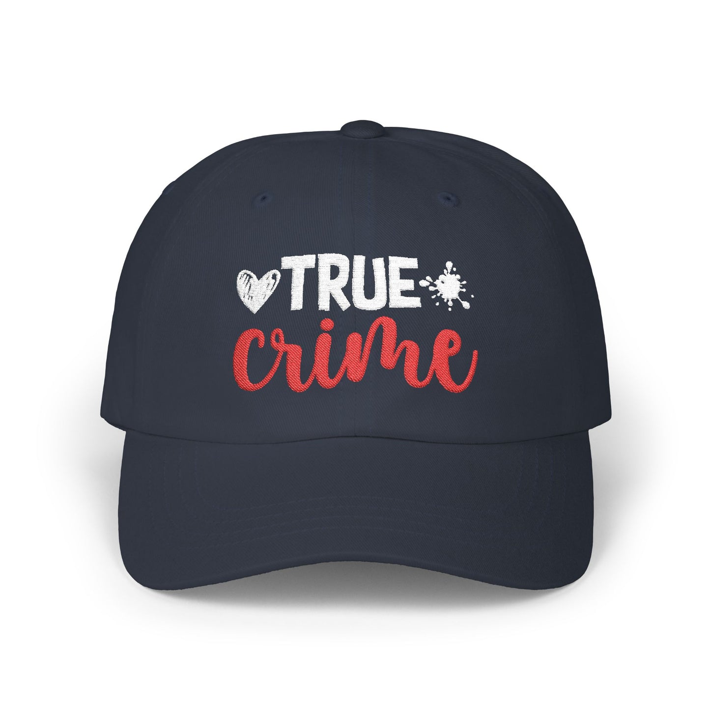 Embroidered True Crime Dad Cap, Unique Gift for Crime Enthusiasts