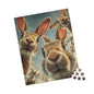 Bunny Selfie,Puzzle - Fun Family Activity, Perfect Gift for Kids, Nature Lovers, Easter, Spring Decor