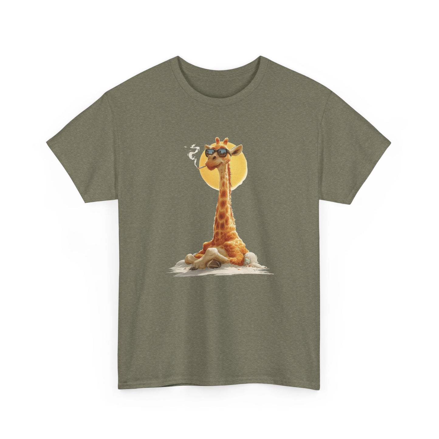 Cool Giraffe Graphic Tee, Unisex Funny Shirt, Casual Summer Top