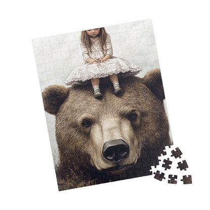 Bear & Girl Puzzle Adventure | 110, 252, 520, 1014-piece | Ideal Gift for Kids, Family Fun, Quiet Time
