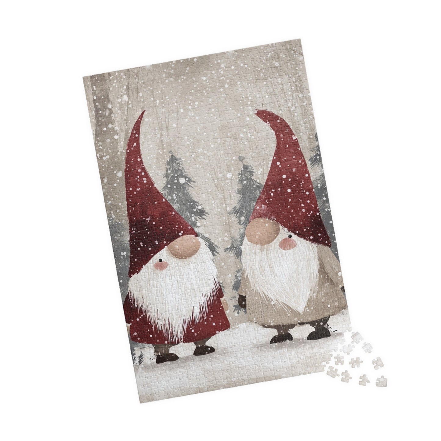 Winter Gnome Puzzle | Cute Holiday 110 to 1014-Piece Puzzle | Christmas Family Game, Cozy Home Decor, Gift Idea