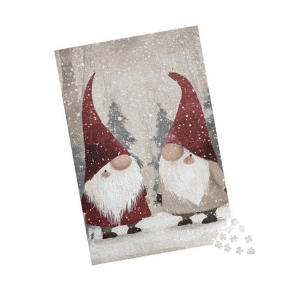 Winter Gnome Puzzle | Cute Holiday 110 to 1014-Piece Puzzle | Christmas Family Game, Cozy Home Decor, Gift Idea