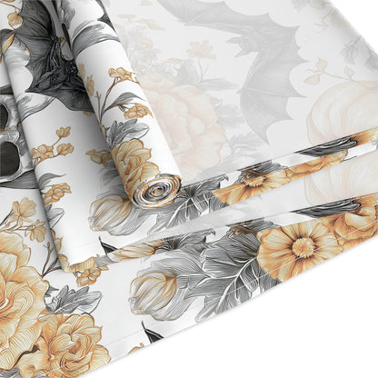Spooky Elegance Table Runner - Halloween Decor, Fall Table Centerpiece, Cotton Tablecloth, Party Decoration, Autumn Theme