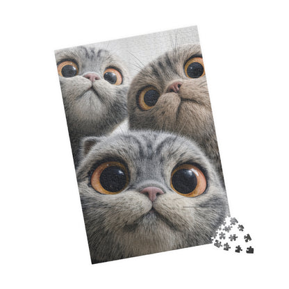 Puzzle - 3 Cats Find Camera Hilariously Funny Selfie