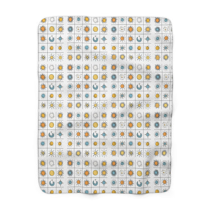 Sherpa Fleece Blanket - Gift for New Baby Astrology Lover