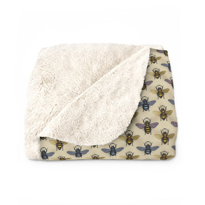 Cozy Sherpa Fleece Blanket for Home Decor, Perfect Gift for All Occasions, Soft Throw for Winter Nights, Bee Patterned Blanket, Cozy [...]
