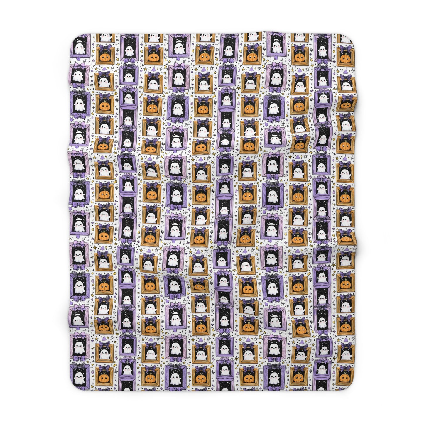 Sherpa Blanket - New Halloween Baby October Birth