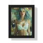 Vertical Poster - Sexy Bikini Babe in the Kitchen Covered in Flour
