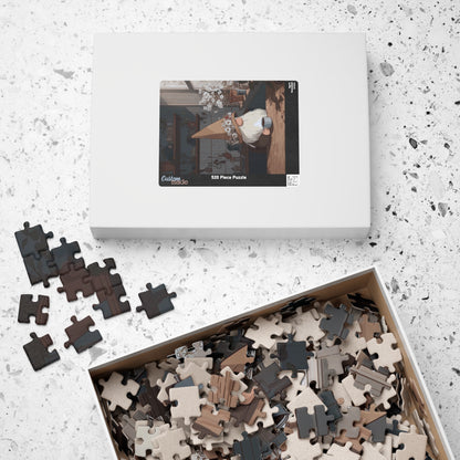 Cozy Gnome Puzzle - Perfect for Family Game Night, Home Decor, Cozy Gift, Holiday Family Fun, 110-1014 Piece Options